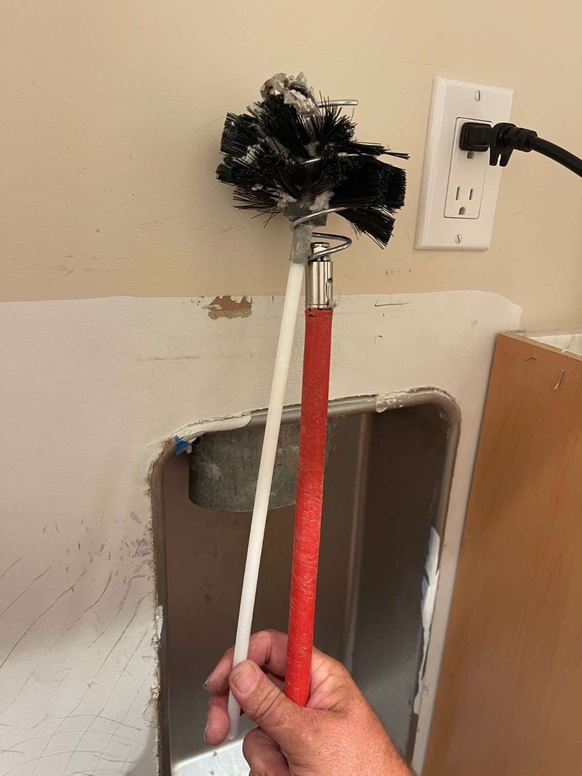 Ventilation clean pipe