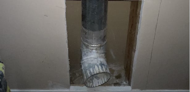 Dirty Ventilation pipe